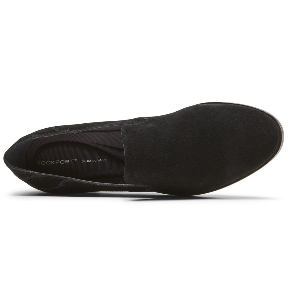 Mocassins Rockport Mulher Pretas - Perpetua - 70329KDSR